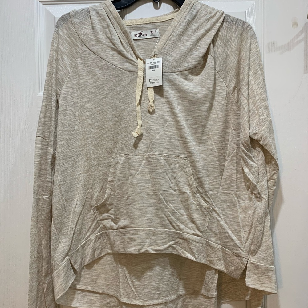 Hollister Long Sleeve Hooded Top